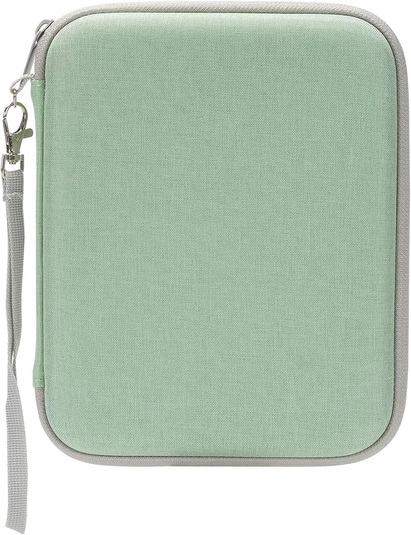 Jeachan Store Card Case for Yoto cards, Soft Portable Folder with Zipper & 80 Pockets Player & Mini Audiobook Cards, Card Binder Holder with Sleeves for Travel (Green) - Image 1